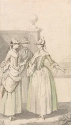 Groupe de trois dames